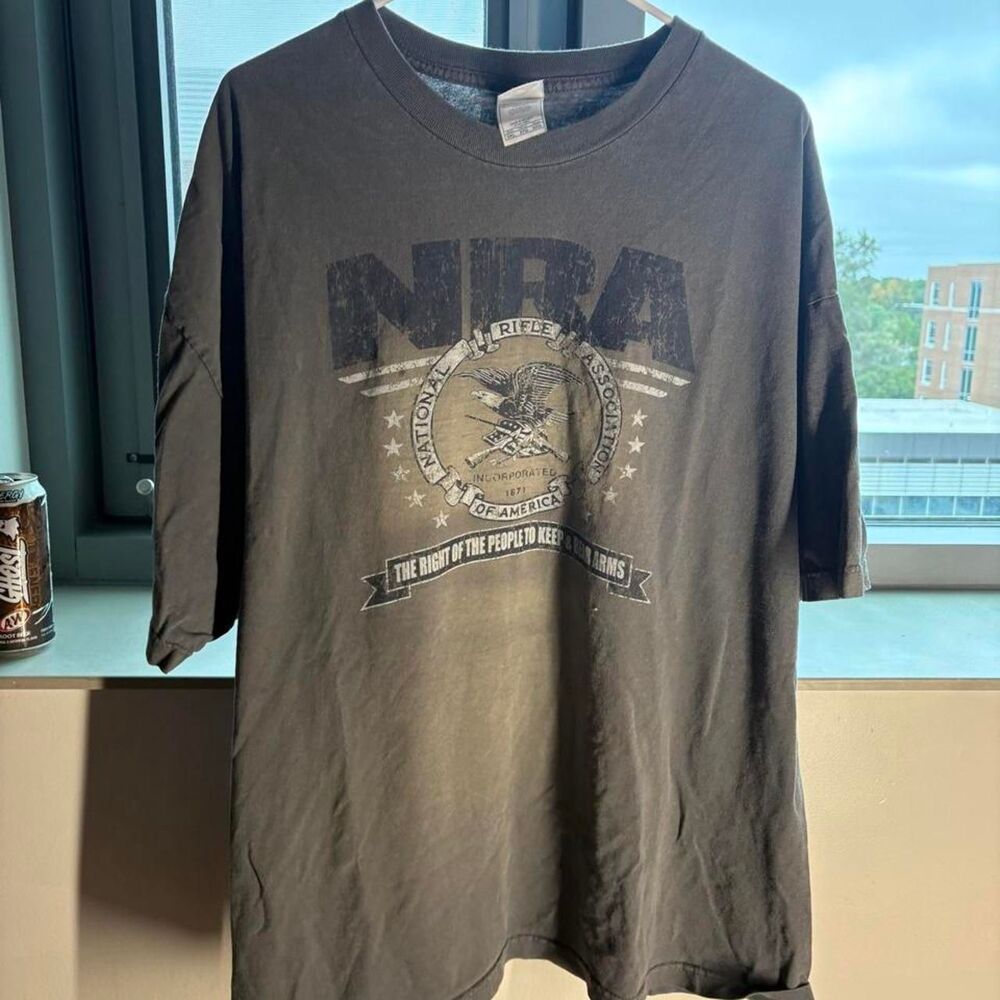 Super crazy vintage retro y2k grail graphic NRA graphic tee
